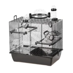 Duvo+ Black Rufus Hamster En Knaagdier Kooi