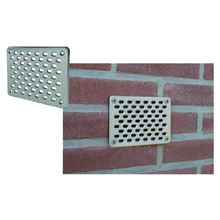 GevelFix RVS Voorzetrooster 25 X 15 Cm 2 GevelFix RVS Voorzetrooster 25 X 15 Cm - Afbeelding 2