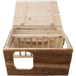 Natural Living Huisje Hilke Met Geïntegreerde Hooiruif -Trixie || EXO TERRA || Duvo Winkel natural living huisje hilke met geintegreerde hooi 2