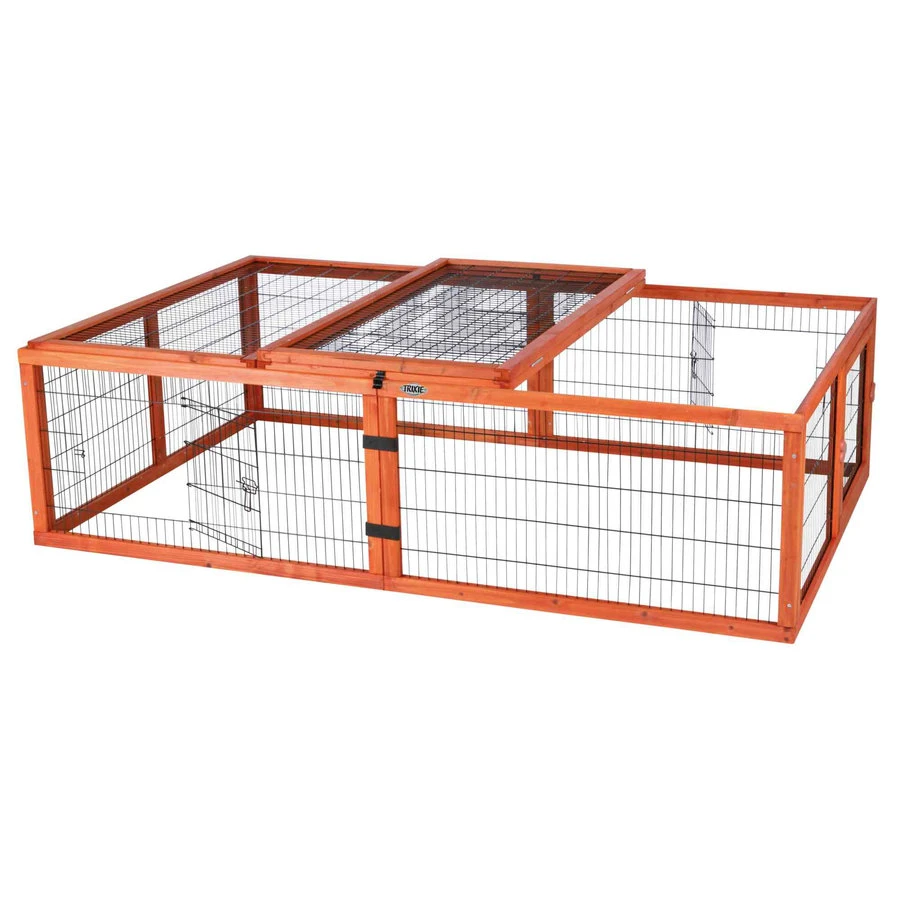 Trixie Rechthoekige Ren Met Dak 2 Trixie Rechthoekige Ren Met Dak - Afbeelding 2